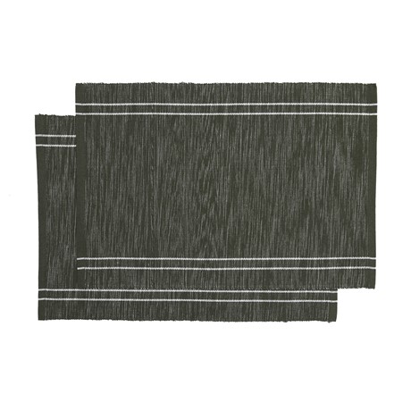 Återvunnen Tablett 2-pack Rune, Olivgrön/Beige