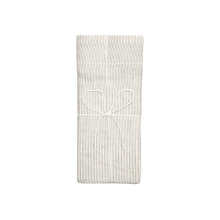 Gardinlängd 2-pack Laura, Linne/Off-White 