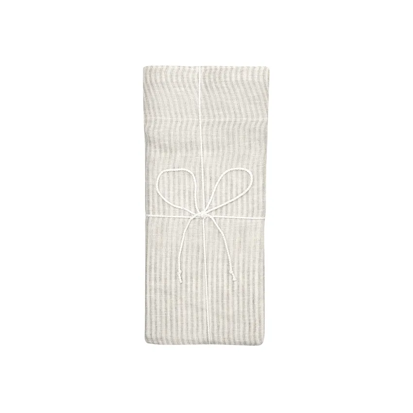 Gardinlängd 2-pack Laura, Linne/Off-White 