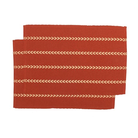 Återvunnen Tablett 2-pack Måns, Rost/Sand