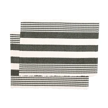 Återvunnen Tablett 2-pack Hedda, Olivgrön/Beige