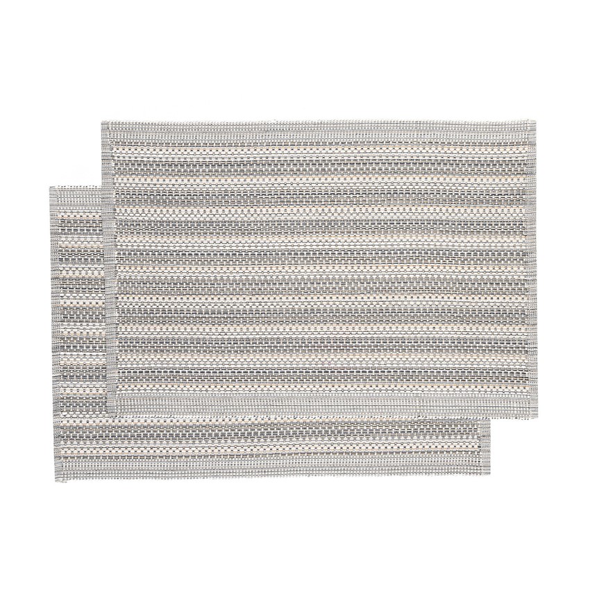 Återvunnen Tablett 2-pack Gerda, Grå Multi