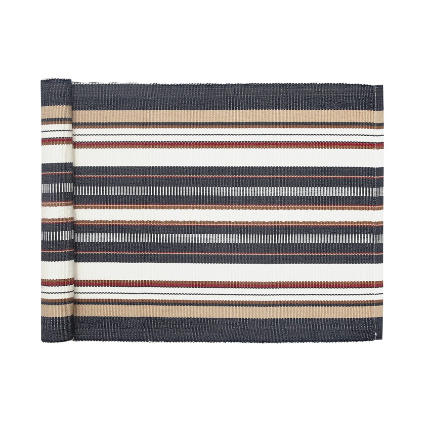 Återvunnen Löpare Karin, Marinblå Multi