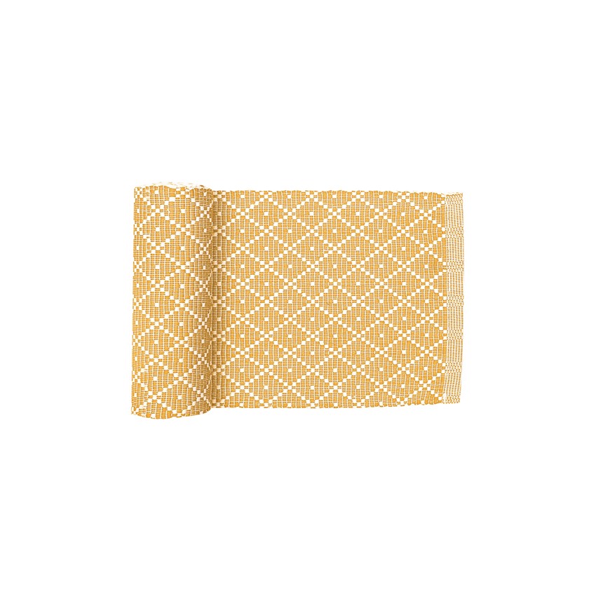 Återvunnen Löpare Ella, Gul/Beige