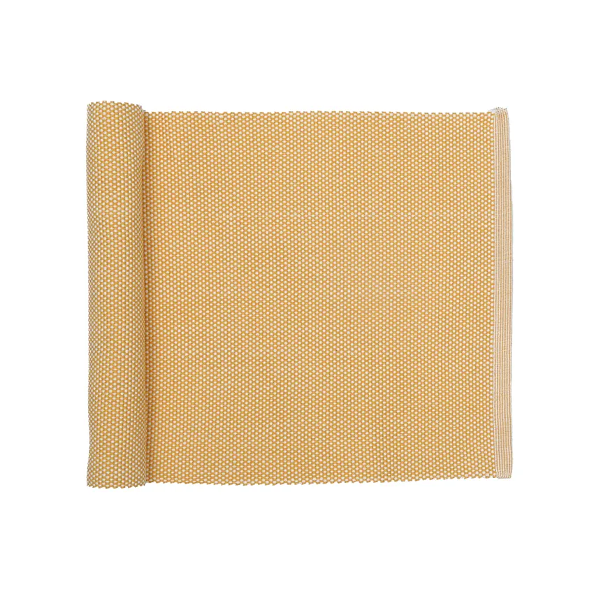 Återvunnen Löpare Kalle, Gul/Beige