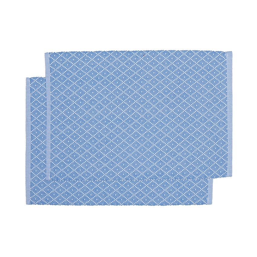 Återvunnen Tablett 2-pack Ella, Ljusblå/Vit
