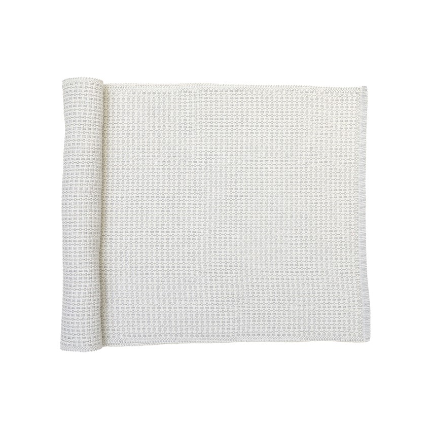 Återvunnen Löpare Sten, Grå/Vit