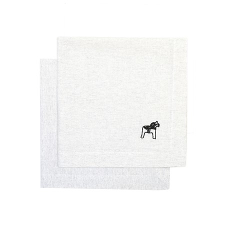 Återvunnen Servett 2-pack Sjurberg, Ecru/Beige