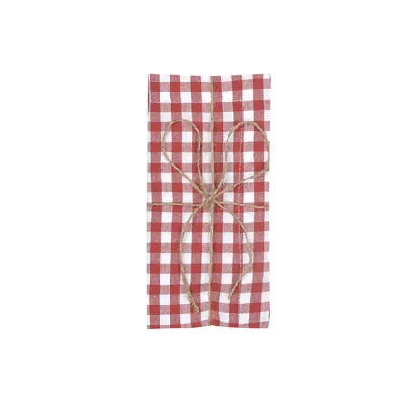 Återvunnen Servett 2-pack Bella, Rosa/Vit