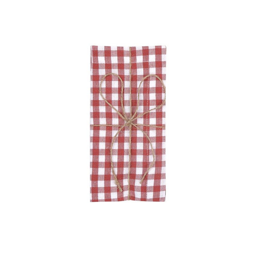 Återvunnen Servett 2-pack Bella, Rosa/Vit