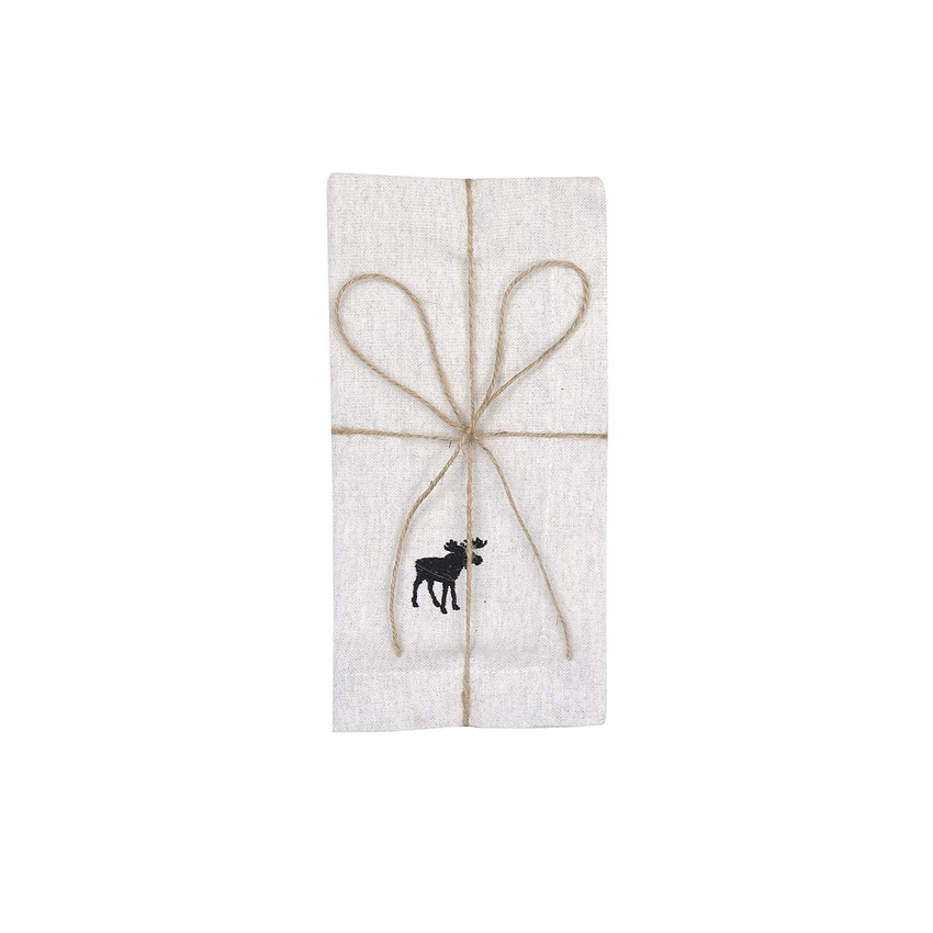 Återvunnen Servett 2-pack Helge, Ecru/Beige
