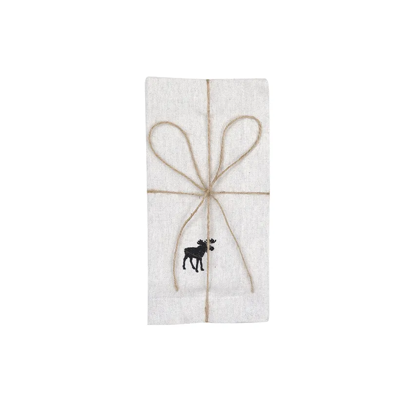 Återvunnen Servett 2-pack Helge, Ecru/Beige