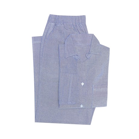 Återvunnet Pyjamasset 2-dels Elvira, Blå/Vit