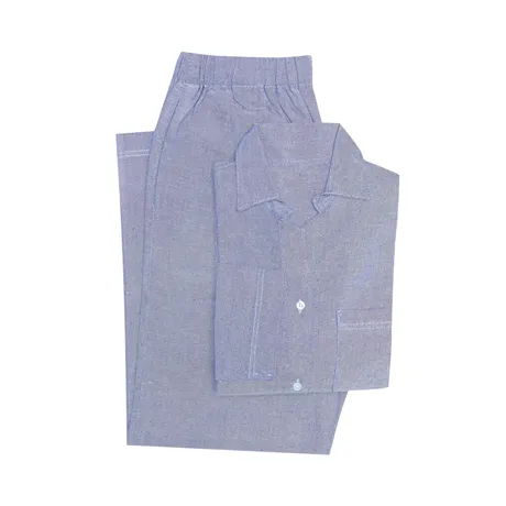 Återvunnet Pyjamasset 2-dels Elvira, Blå/Vit