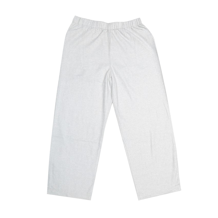 Återvunnet Pyjamasset 2-dels Elvira, Beige/Ljusgrå