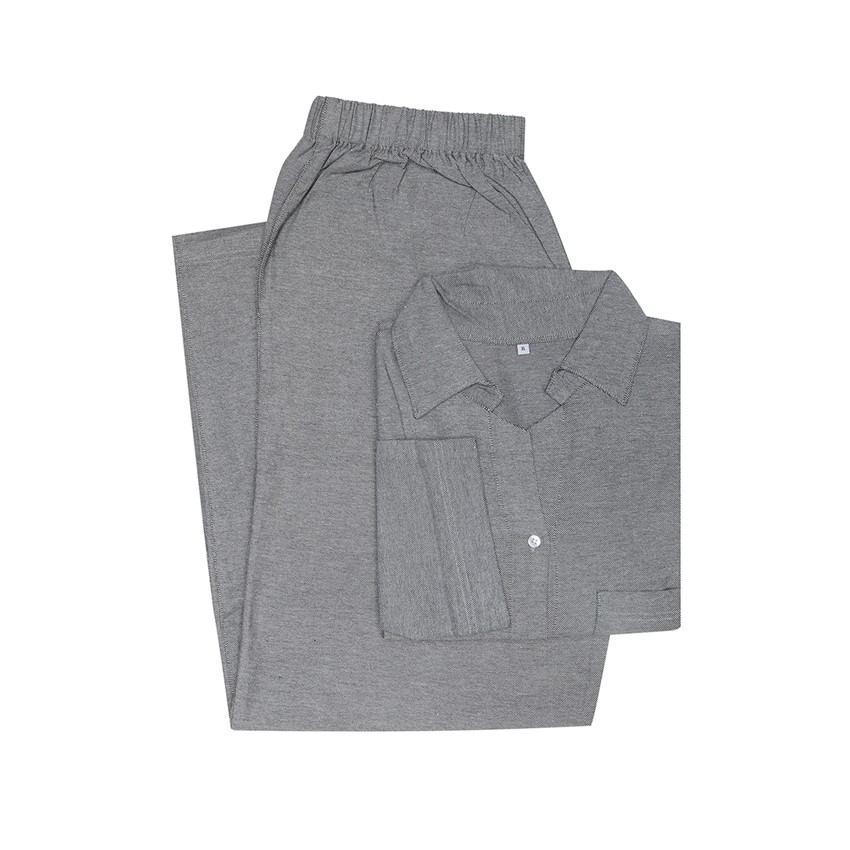 Återvunnet Pyjamasset 2-dels Elvira, Svart/Grå