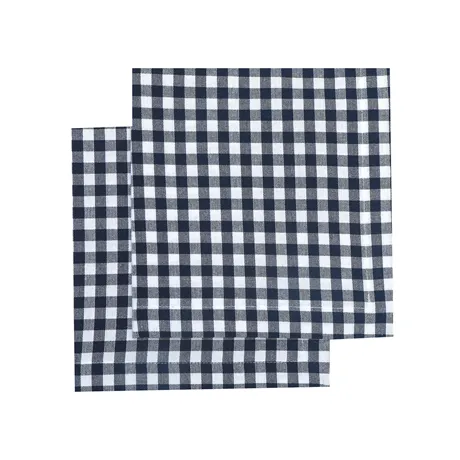 Återvunnen Servett 2-pack Bella, Marinblå/Vit