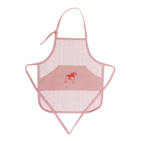 Återvunnet Barnförkläde Sjurberg, Rosa/Vit