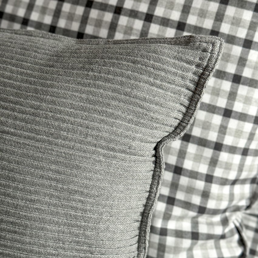 Återvunnet Kuddfodral Samuel, Grå