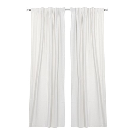 Återvunnen Gardinlängd 2-pack Elin, Beige