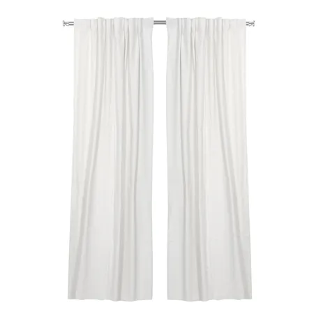 Återvunnen Gardinlängd 2-pack Elin, Beige