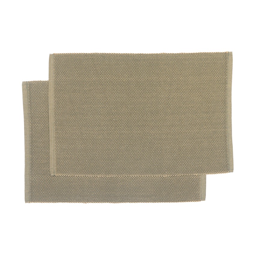 Återvunnen Tablett 2-pack Kalle, Olivgrön/Sand