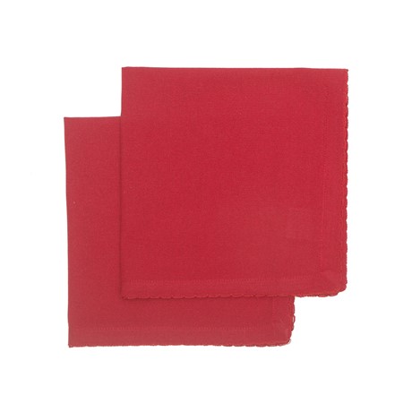 Återvunnen Servett 2-pack Felicia, Mörkröd