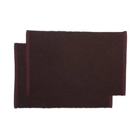 Återvunnen Tablett 2-pack Kalle, Vinröd/Svart