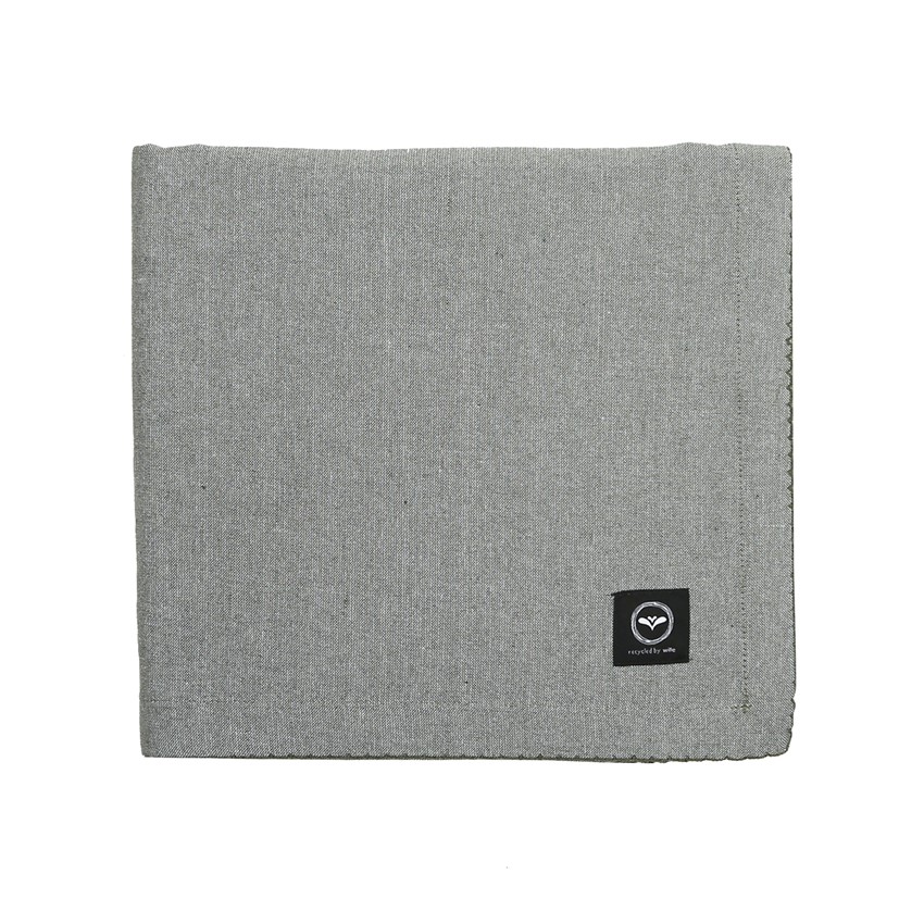 Återvunnen Duk Felicia, Olivgrön/Beige