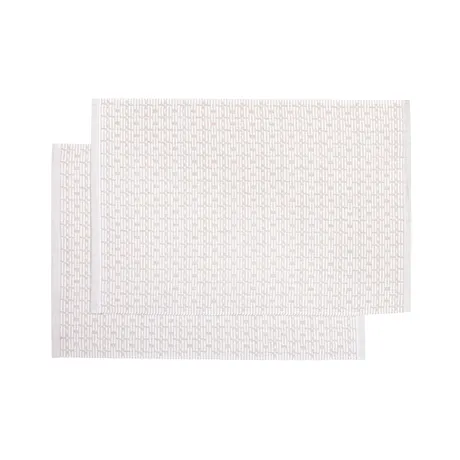 Återvunnen Tablett 2-pack Stella, Linne/Vit