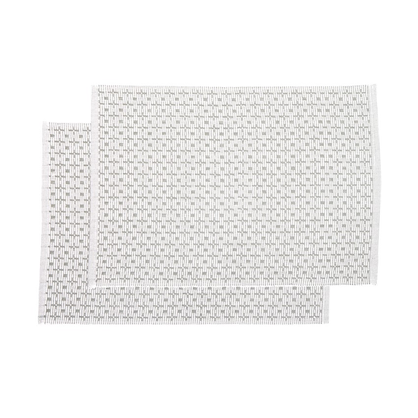 Återvunnen Tablett 2-pack Stella, Olivgrön/Beige