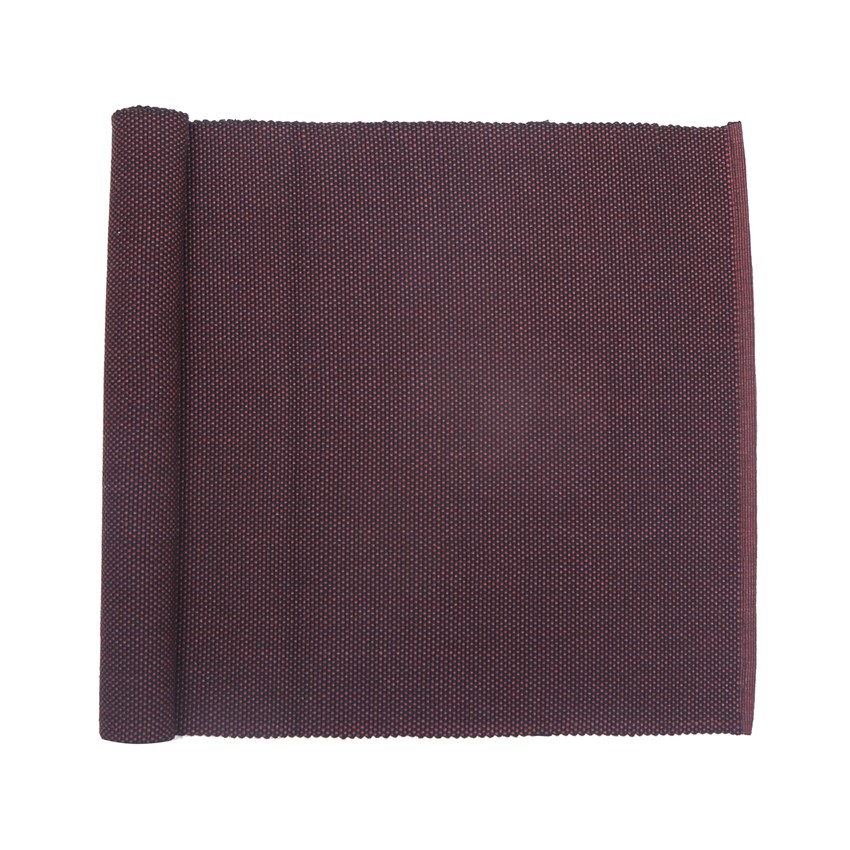 Återvunnen Löpare Kalle, Vinröd/Svart