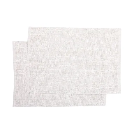 Återvunnen Tablett 2-pack Sandra, Linne/Beige/Vit