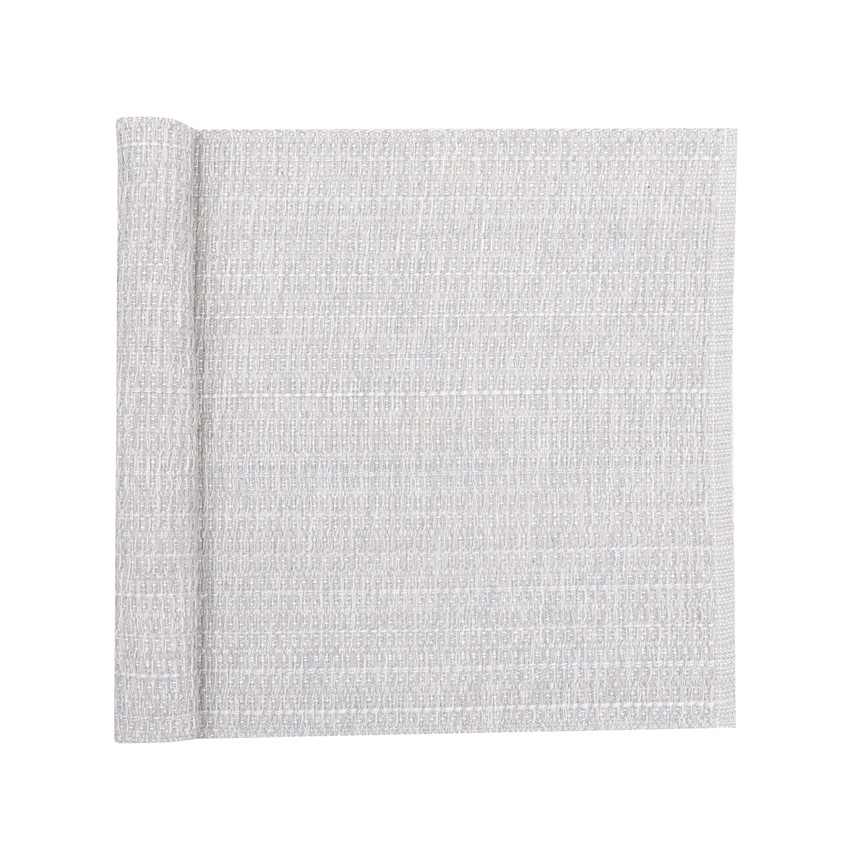 Återvunnen löpare Sandra, Ljusgrå/Linne/beige