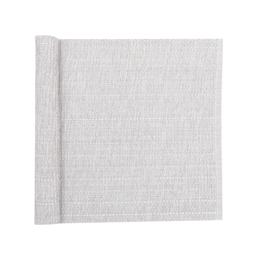 Återvunnen löpare Sandra, Ljusgrå/Linne/beige