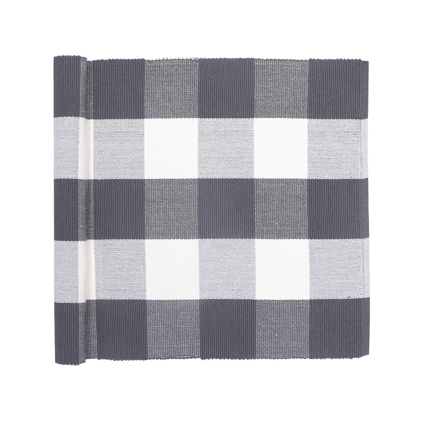 Återvunnen Löpare Freya, Mörkgrå/Beige