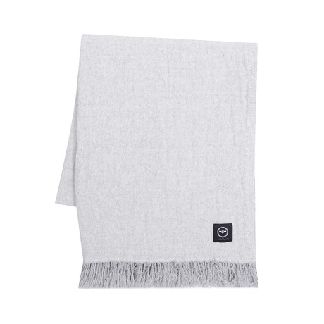 Återvunnen Pläd Clara, Ljusgrå/Beige