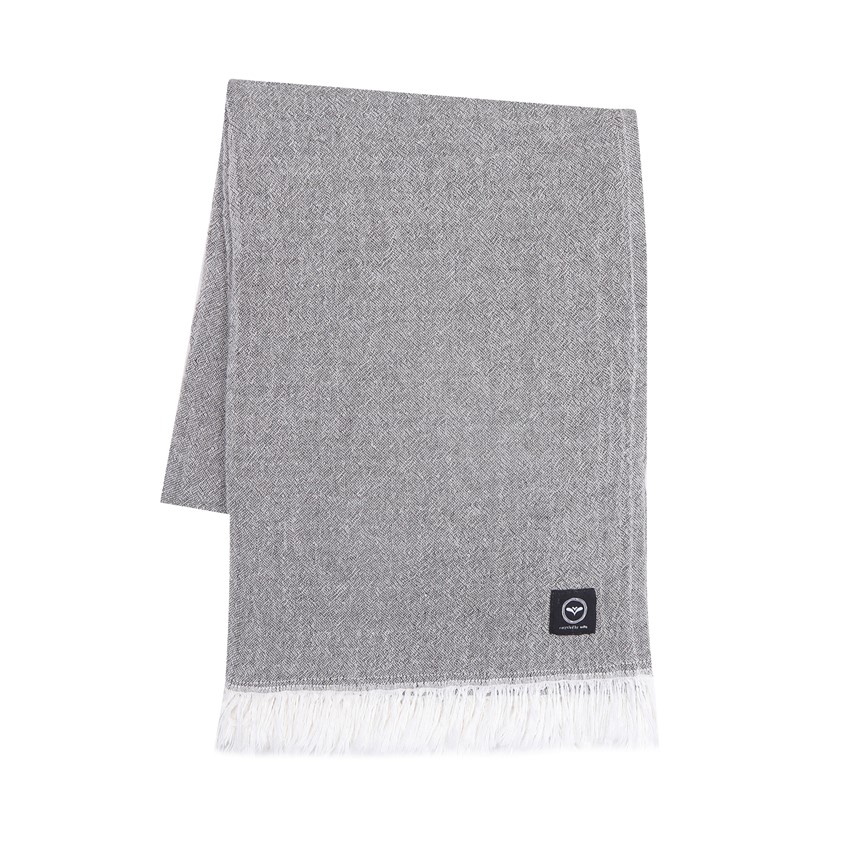 Återvunnen Pläd Clara, Beige/Brun