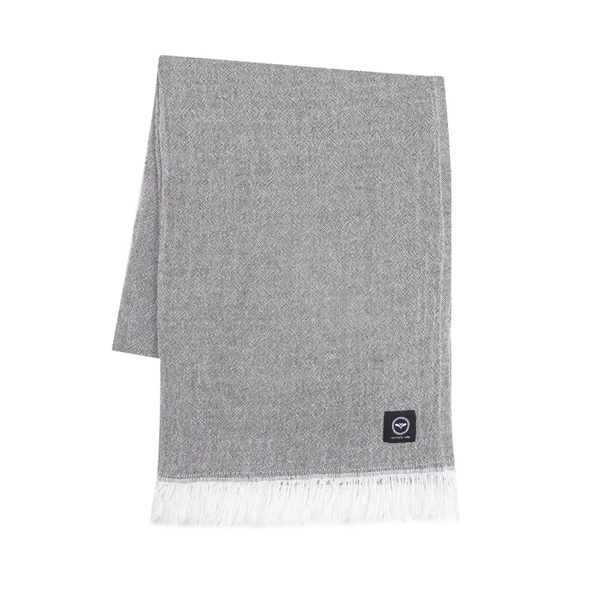 Återvunnen Pläd Clara, Beige/Brun