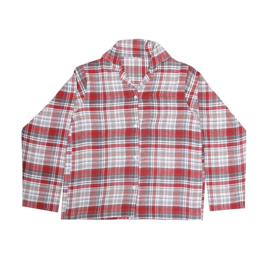 Pyjamasset 2-dels Åre, Röd/Vit