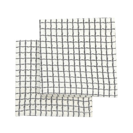 Återvunnen Disktrasa 2-pack Freddy, Beige/Mörkgrå