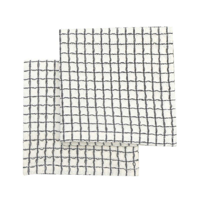 Återvunnen Disktrasa 2-pack Freddy, Beige/Mörkgrå
