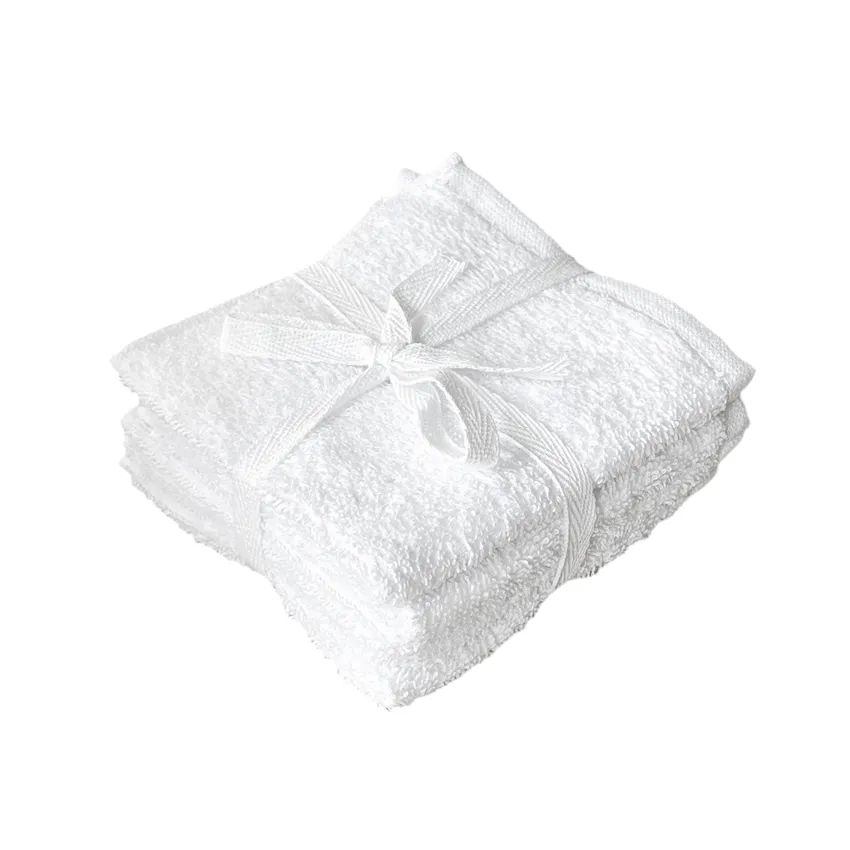 Tvättlapp 4-pack, Vit