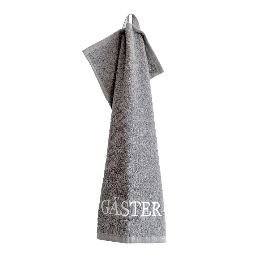 Gästhandduk Gäster, Grå