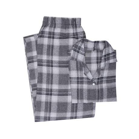 Pyjamasset 2-dels Arjeplog, Svart/Grå/Vit